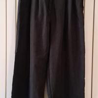 Pantaloni chino, neri, vita alta, tg 36 (40 IT)