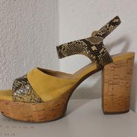 Geox Sandali Zeppa Donna NUOVI Size 40