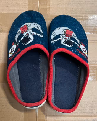 Pantofole ciabatte Inblu bambino astronauta n. 35