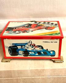 Scatola in latta vintage auto Formula 1 del 1976