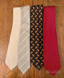 4 Cravatte Marinella, Lanvin, Yves Saint Laurent