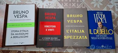 lotto 4 libri Bruno Vespa