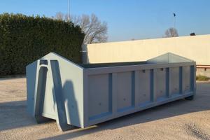 CONTAINER SCARRABILE NUOVO PER INERTI CON FONDO