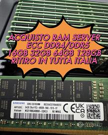 RAM SERVER DDR4 ECC/DDR5 ECC