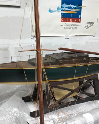 Yacht d'epoca modellino