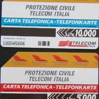 2 schede telef.bilingui: Protezione Civile