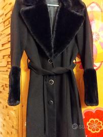 Cappottino inserti ecopelliccia 