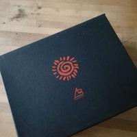 ABCollezioni Duo kit pelle marron scarpe manicure 