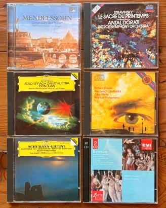 6CD Classica Mendelssohn,Strauss,Schumann,Respighi