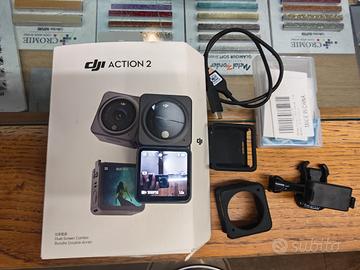 Dji action 2 con accessori, perfetta
