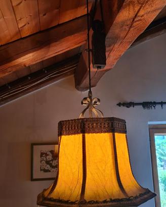 grande lampada in stile country