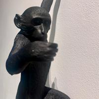 lampada Seletti Monkey lamp scimmia nera ORIGINALE