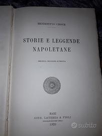 Benedetto Croce Storie e Leggende Napoletane 1923