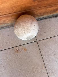 Palla di cannone in pietra