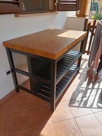 Isola per cucina IKEA VADHOLMA – Piano in Rovere –