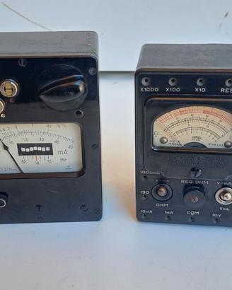 Tester / Multimetri Analogici Vintage in Bachelite