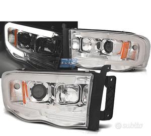 FARI PER DODGE RAM 02-06 CON TUBO LED CROMATO