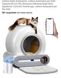 Lettiera gatto autopulente