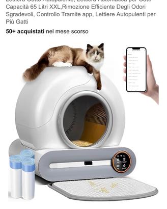 Lettiera gatto autopulente