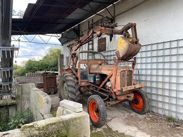 Trattore Escavatore Agricolo Fiat OM 513 R