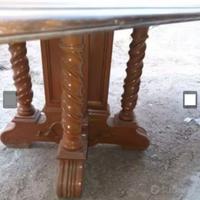 Tavolo da giardino o cucina rettangolare in legno