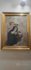 Quadro devozionale d'epoca da parete.