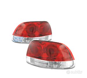 FANALI HONDA CRX DEL SOL 92-97 LOOK LEXUS ROSSO BI