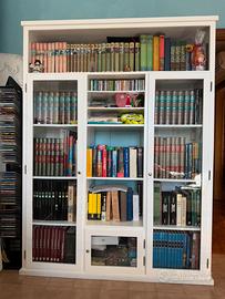 Libreria legno massiccio fatta su misura