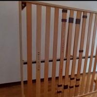 Doghe e rete  in legno letto matrimoniale