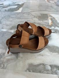Sandali Timberland con zeppa 38 beige