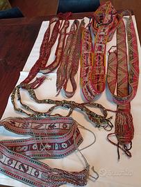 Cinture di tessuto andine