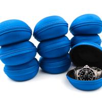 10 Watch Box Porta Orologi Lusso Blu Antigraffio