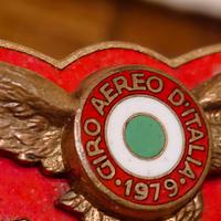 SPILLA DISTINTIVO GIRO AEREO D ITALIA 1979