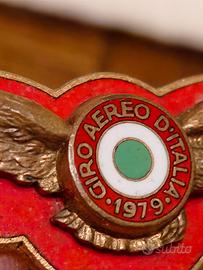 SPILLA DISTINTIVO GIRO AEREO D ITALIA 1979