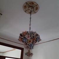 lampadario con fiori