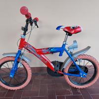 bici spiderman raggio 14