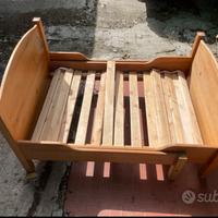 Letto ikea legno allungabile con materasso