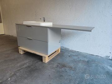 Mobile bagno moderno per lavatrice slim