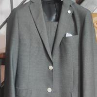 Abito completo uomo taglia 44 grigio scuro