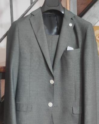 Abito completo uomo taglia 44 grigio scuro