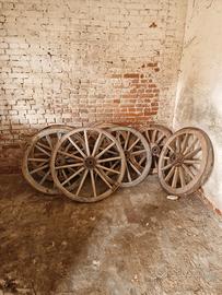 blocco ruote carro legno