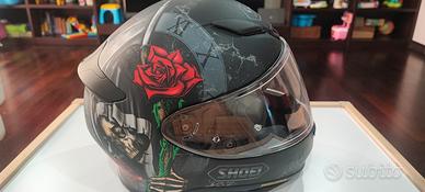 casco integrale shoei Nxr con grafica dystopia
