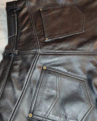 Belstaff pantaloni pelle