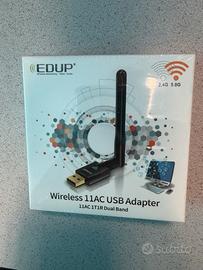 Adattatore Wi-Fi USB EDUP Dual Band 2.4G/5.8G