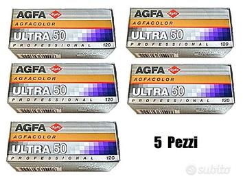 Pellicola Fotografica Vintage- Agfa 50 /120mm- 5PZ