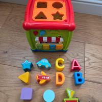 Giocattolo cubo multi attività Montessori