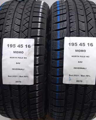 2 GOMME 195 45 16 MOMO A2070