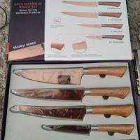 Set Coltelli da Cucina 5 pezzi – Nuovi, lama titan