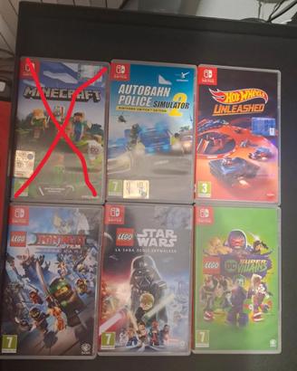 Lotto 6 Giochi Nintendo Switch