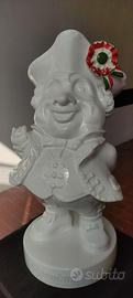 Statua in ceramica Gianduia Pubblicitaria Caffarel